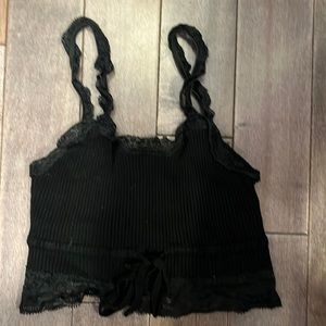 Garage Black Lace Tank